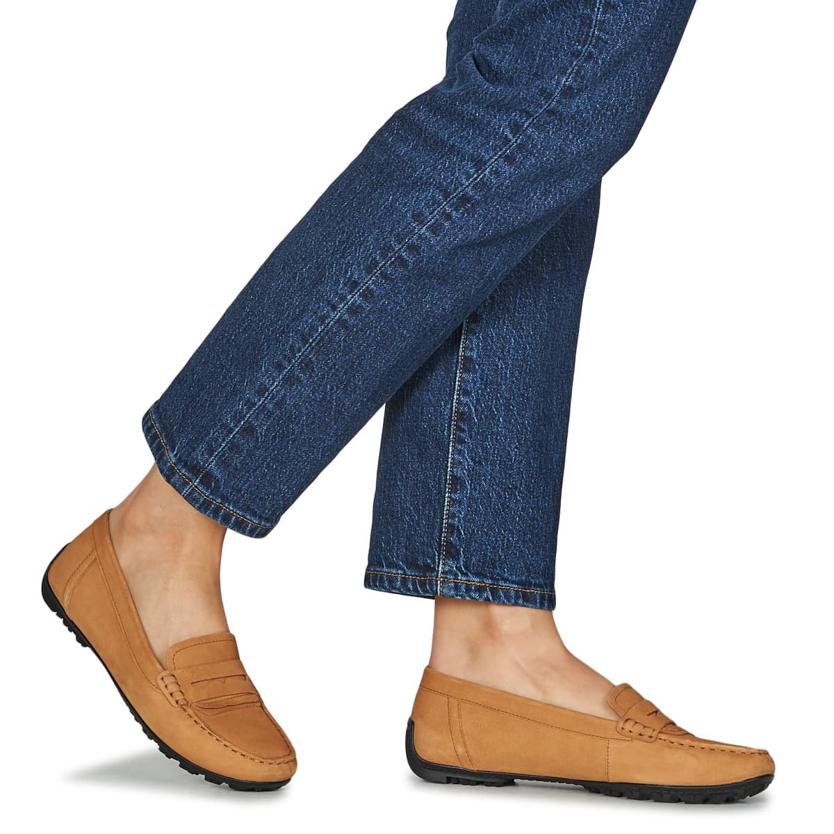 Women's Loafers Geox Brown