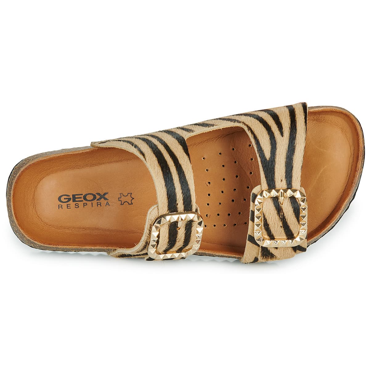 Women's Mules Geox Brown