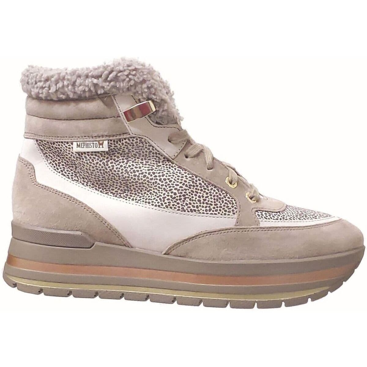 Women's Sneakers Mephisto Beige