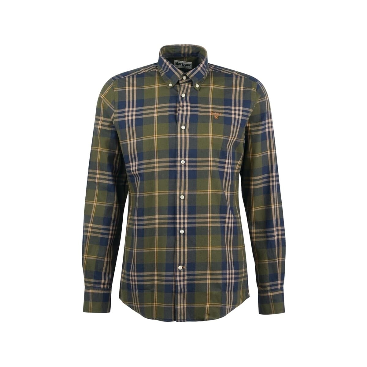Πουκάμισο με μακριά μανίκια Barbour Edgar Tailored Shirt - Olive