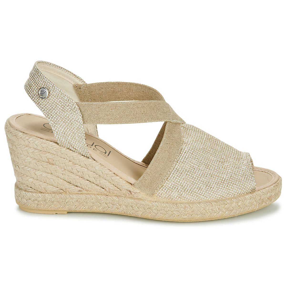 Women's Espadrilles Casual Attitude Gold