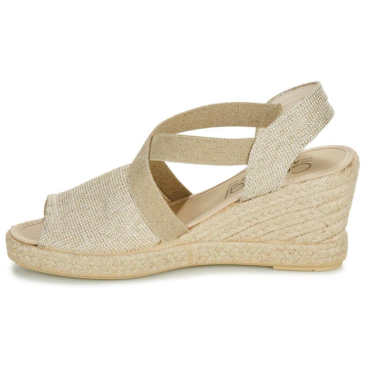 Women's Espadrilles Casual Attitude Gold
