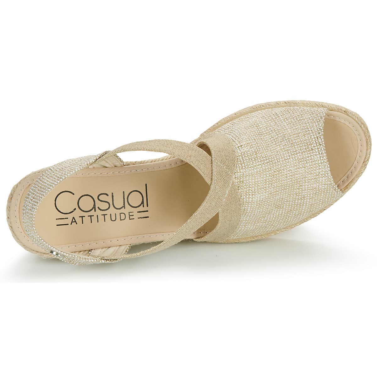 Women's Espadrilles Casual Attitude Gold