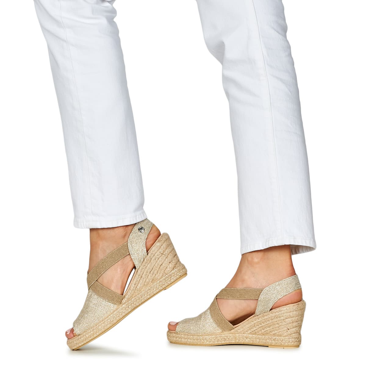 Women's Espadrilles Casual Attitude Gold