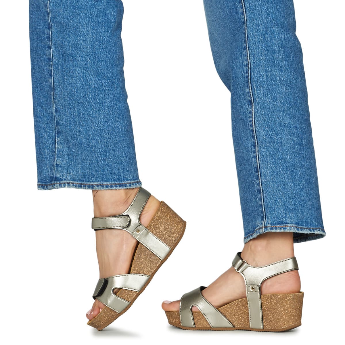 Women's Platforms Casual Attitude Gold