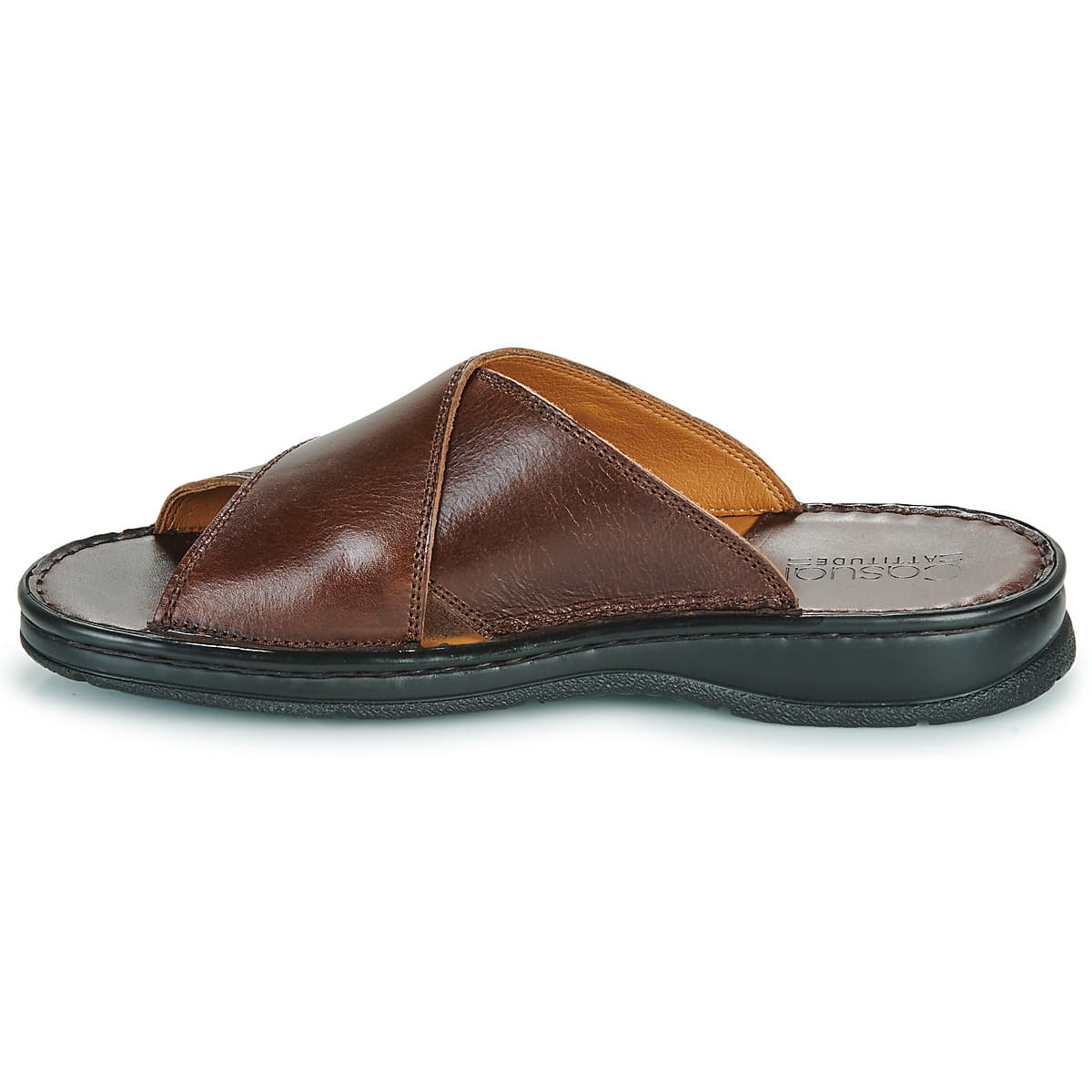 Men's Mules Casual Attitude Brown