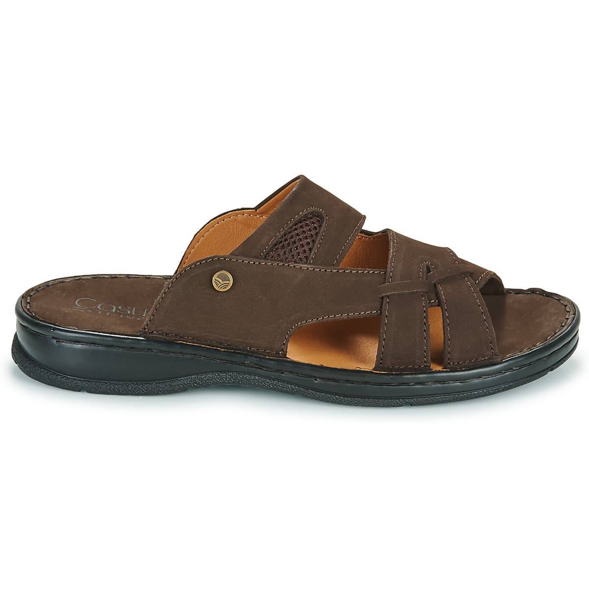 Men's Mules Casual Attitude Brown