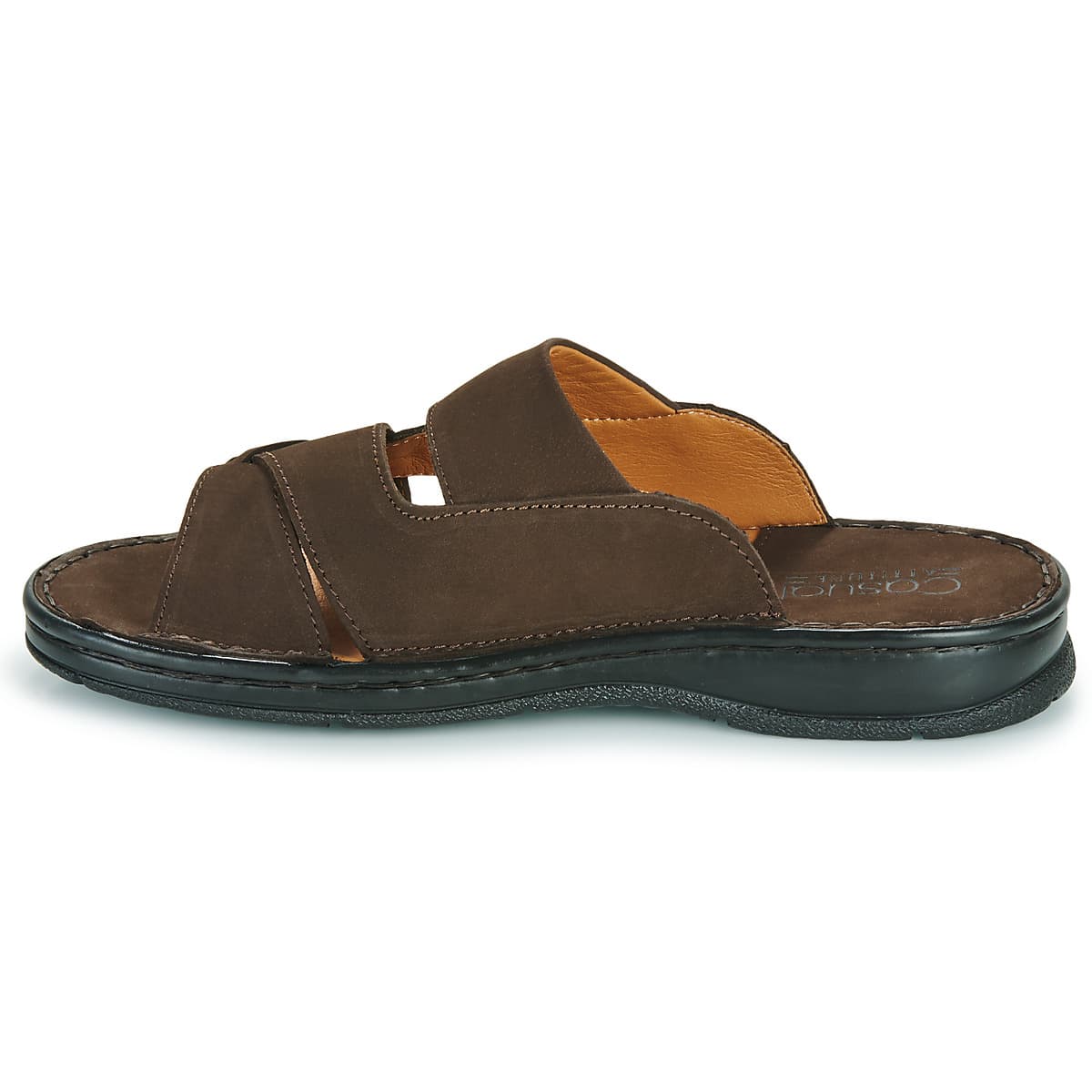 Men's Mules Casual Attitude Brown