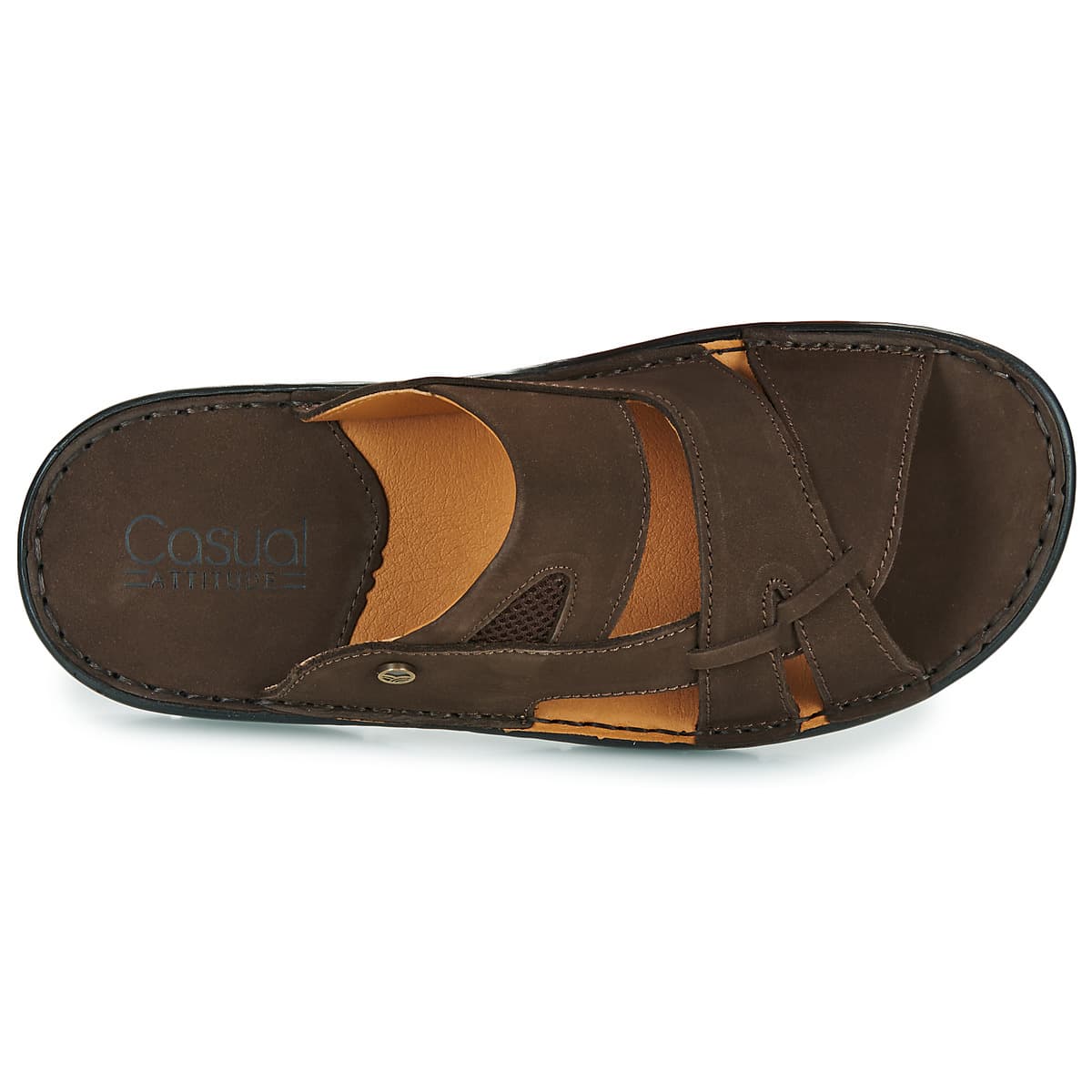 Men's Mules Casual Attitude Brown