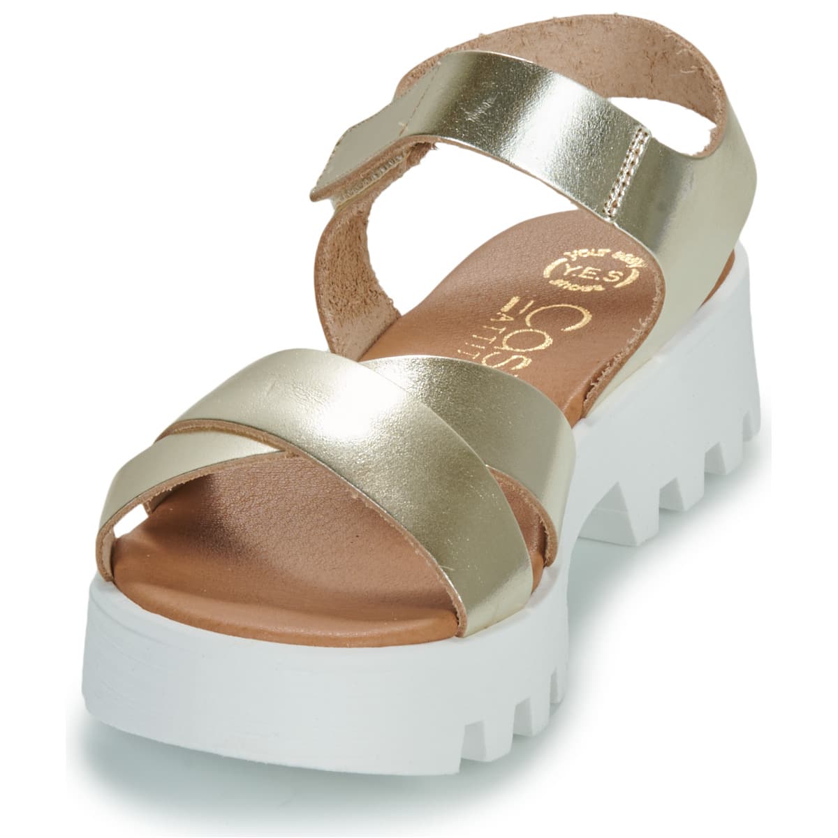 Women's Platforms Casual Attitude Gold