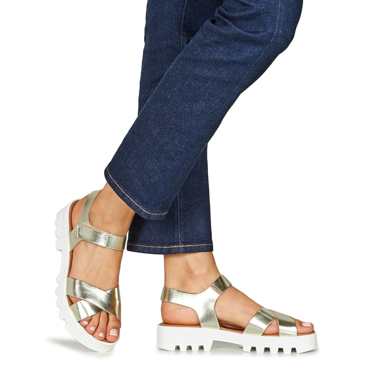 Women's Platforms Casual Attitude Gold