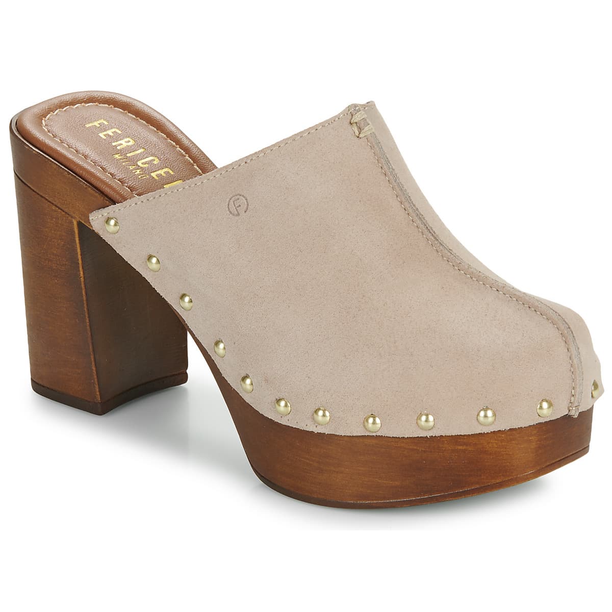 Women's Clogs Fericelli Brown