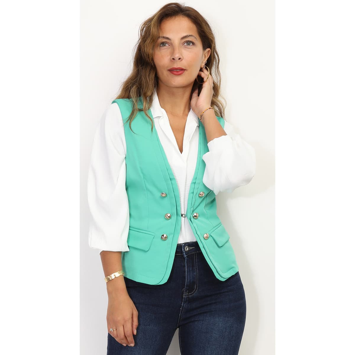 Women's Blazers La Modeuse Green