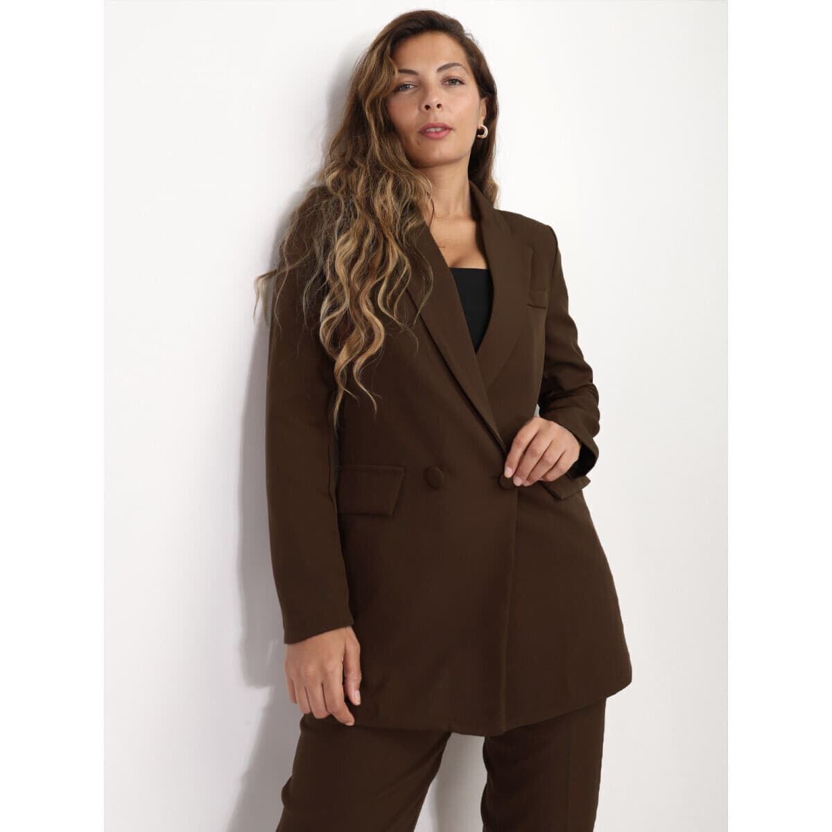 Women's Blazers La Modeuse Brown