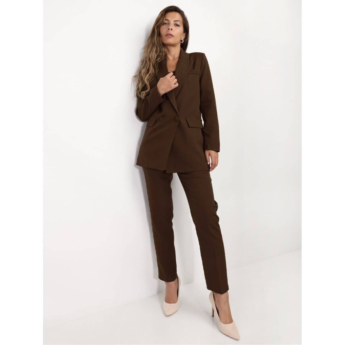 Women's Blazers La Modeuse Brown