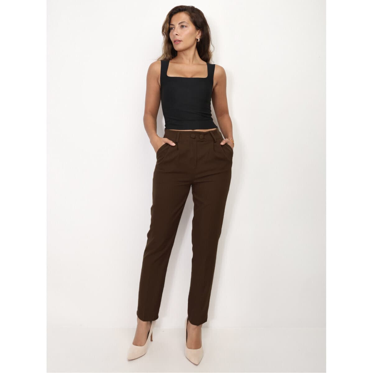 Women's Blazers La Modeuse Brown