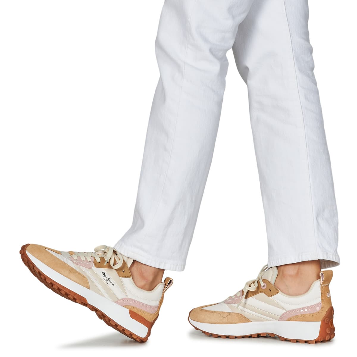 Women's Sneakers Pepe Jeans Beige