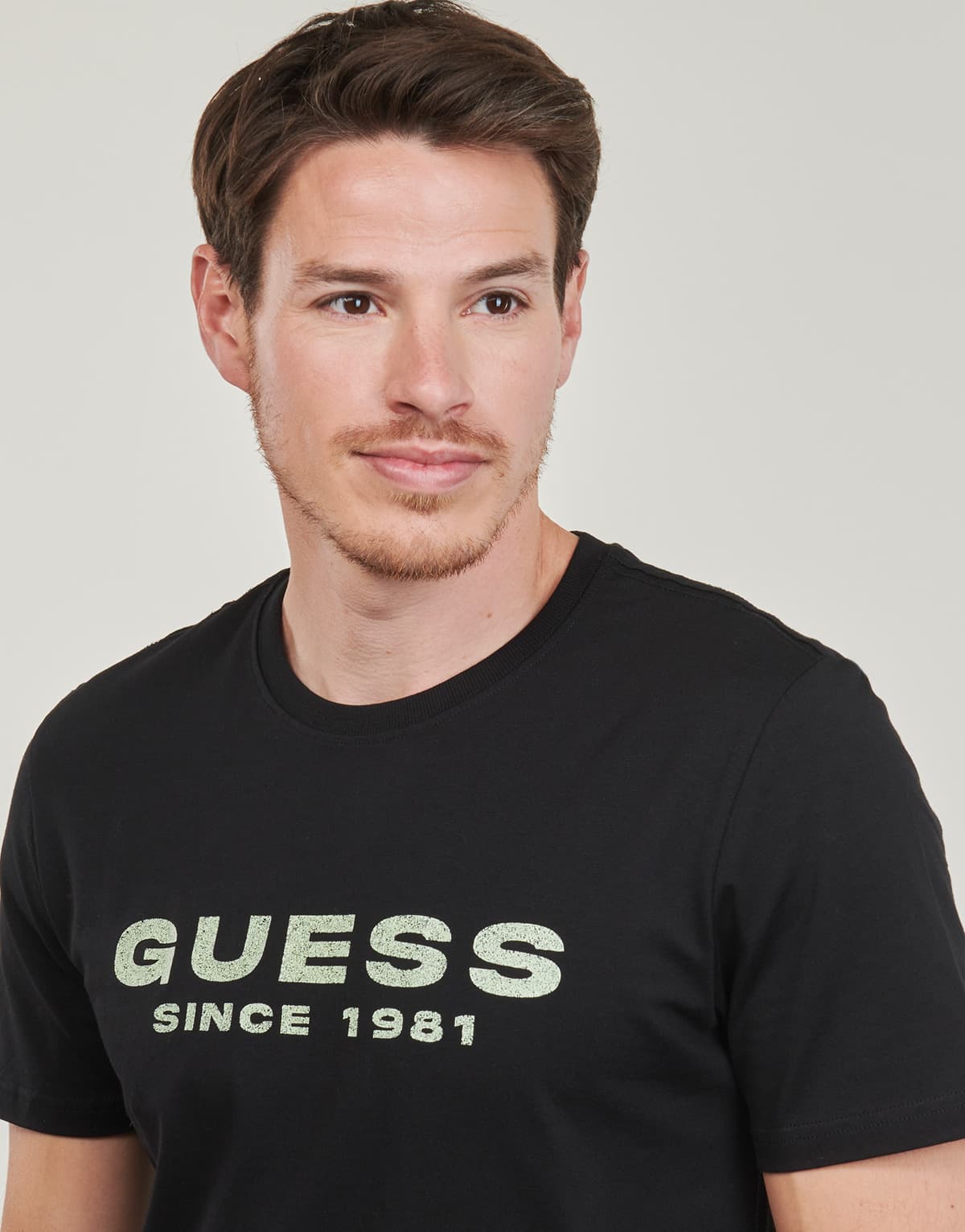 Men's T-Shirts Guess Black