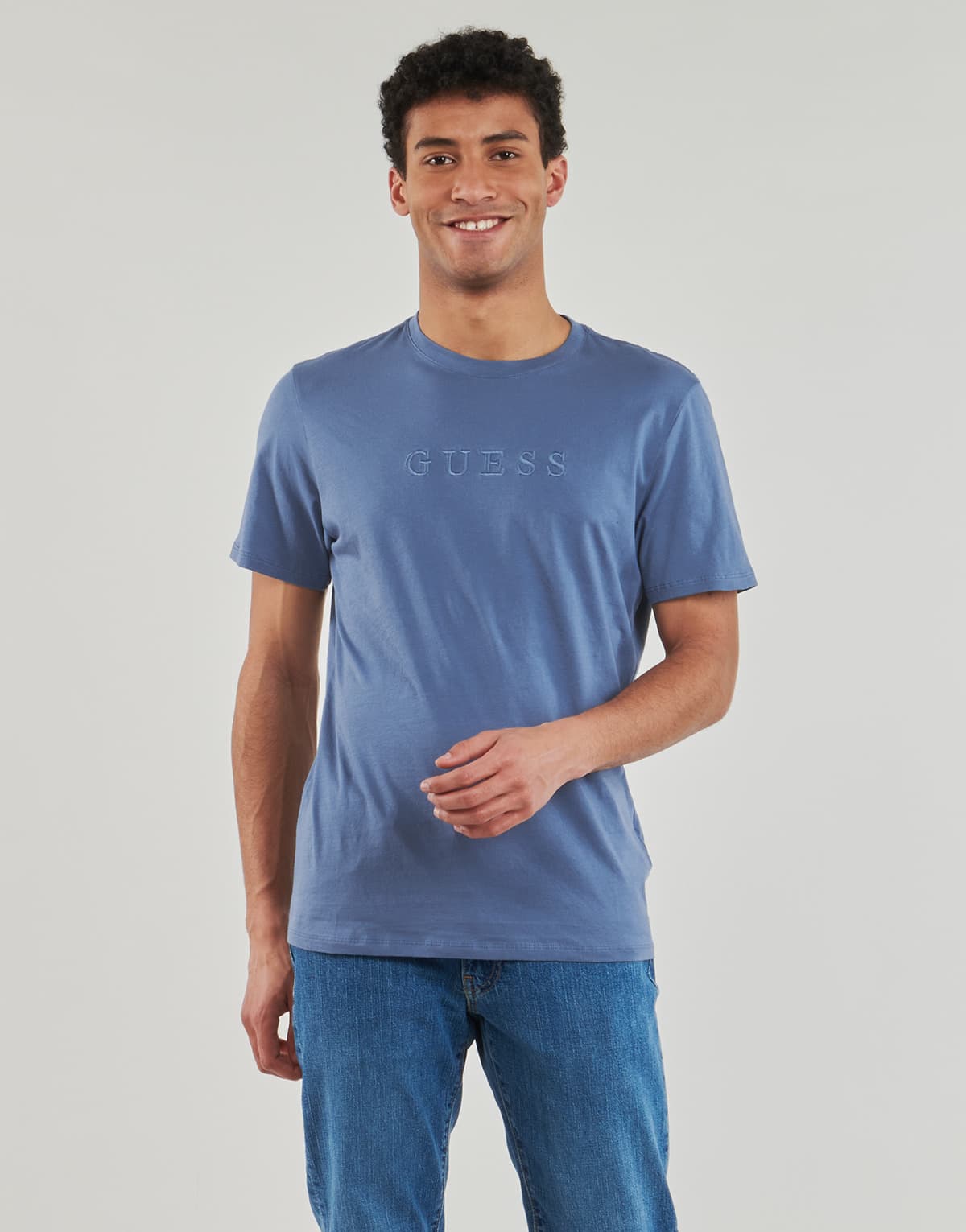 Men's T-Shirts Guess Blue