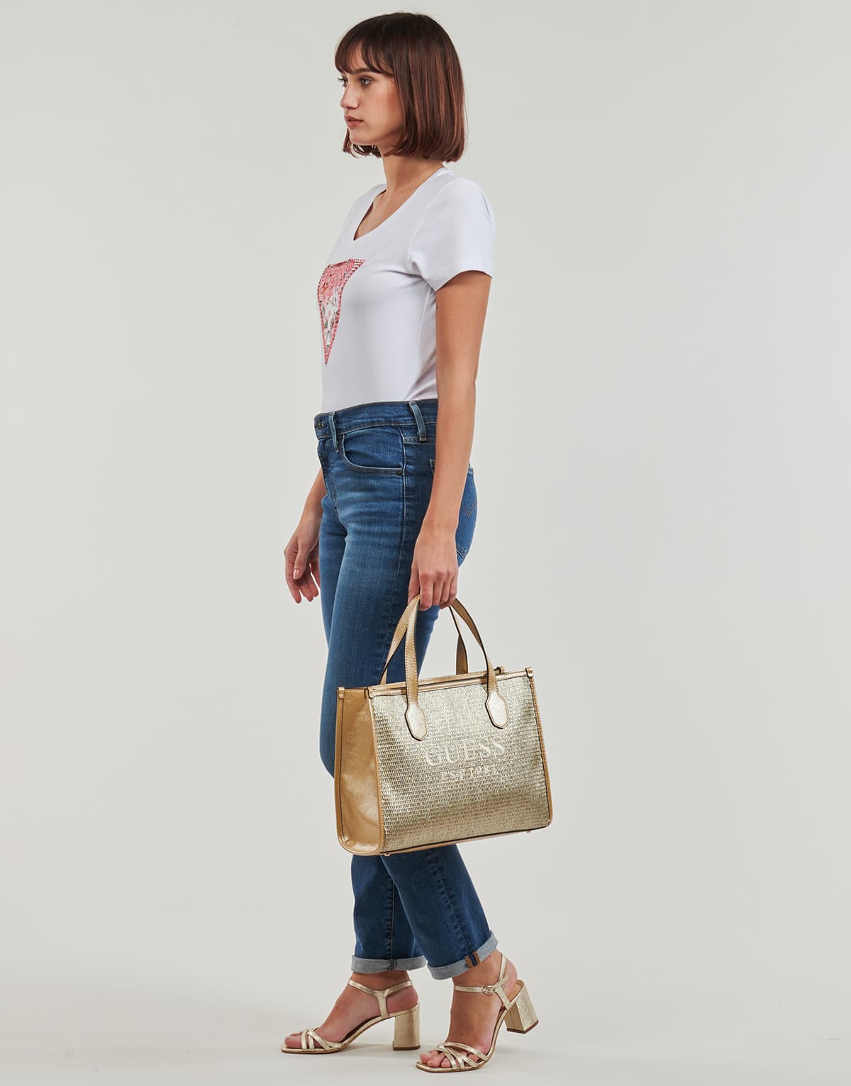 Women's T-Shirts Guess White