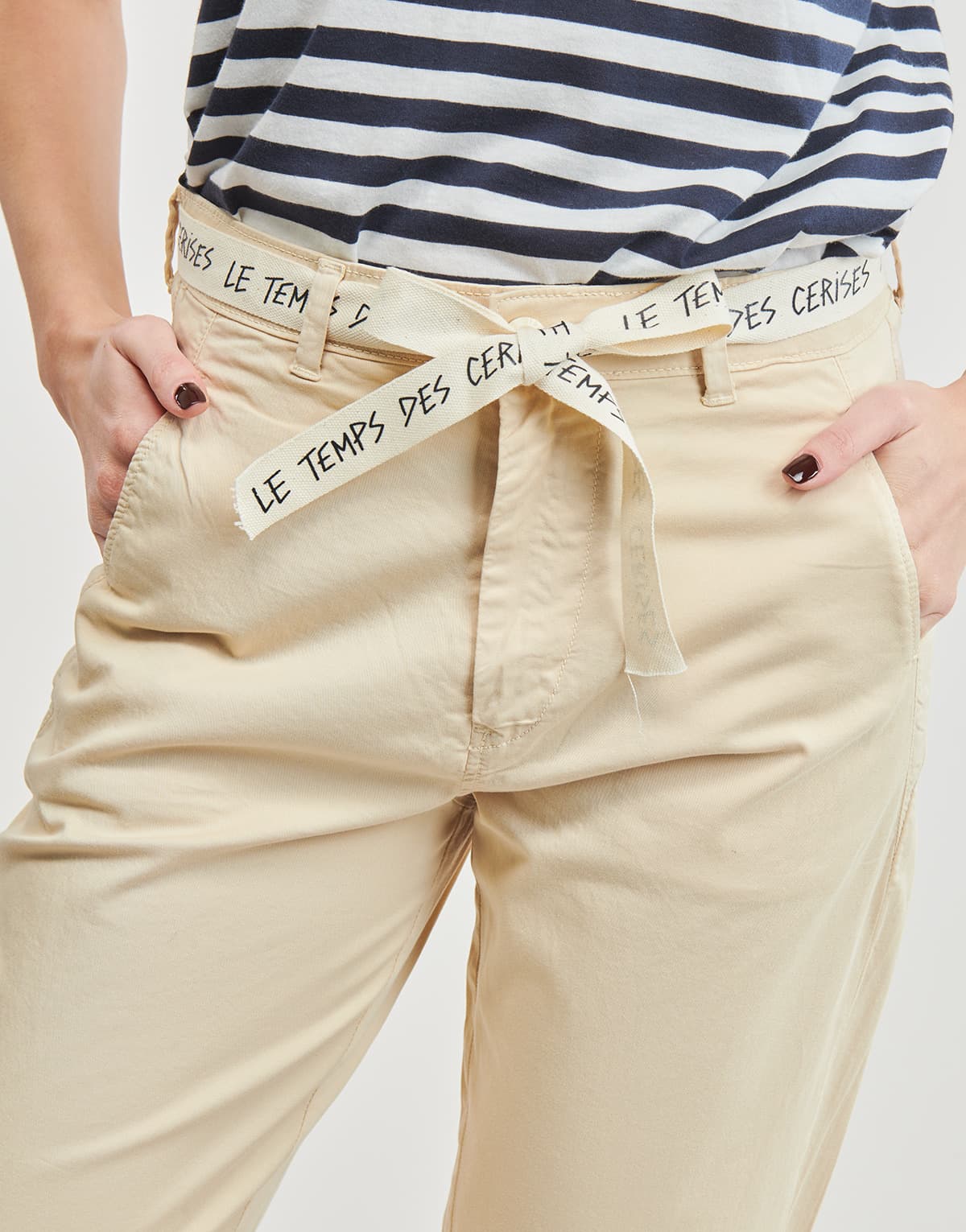 Women's Pants Le Temps des Cerises Beige