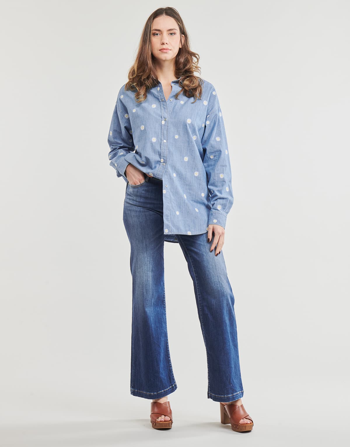 Women's Jeans Le Temps des Cerises Blue