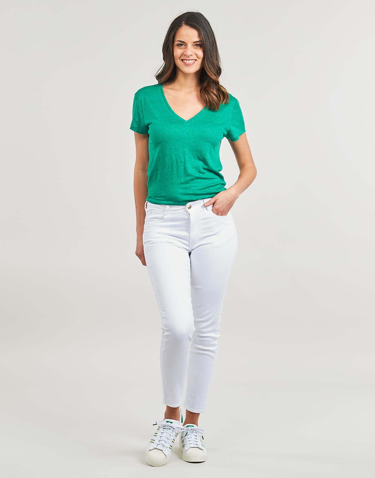 Women's Jeans Le Temps des Cerises White