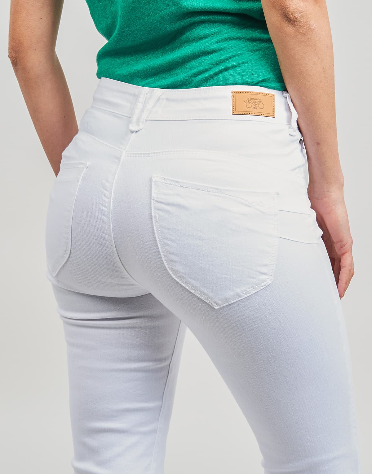Women's Jeans Le Temps des Cerises White