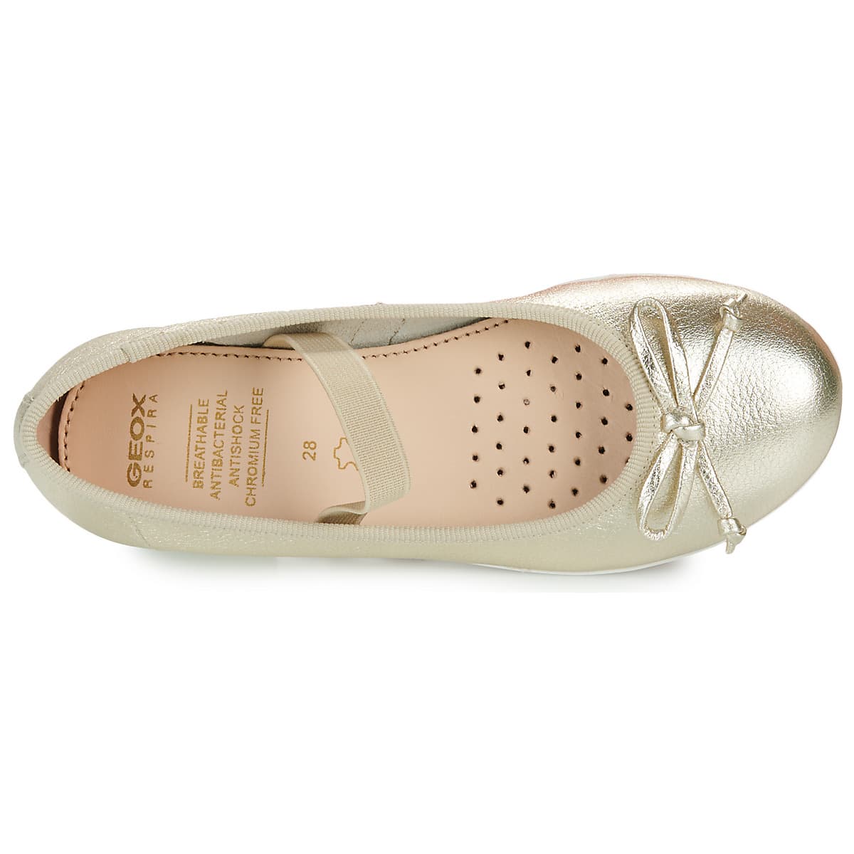 Women's Ballet Flats Geox Gold