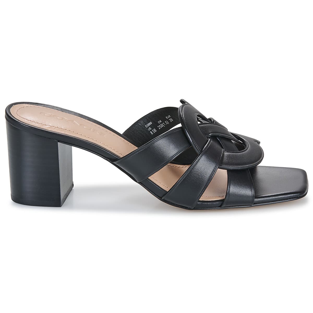 Women's Mules Coach Black