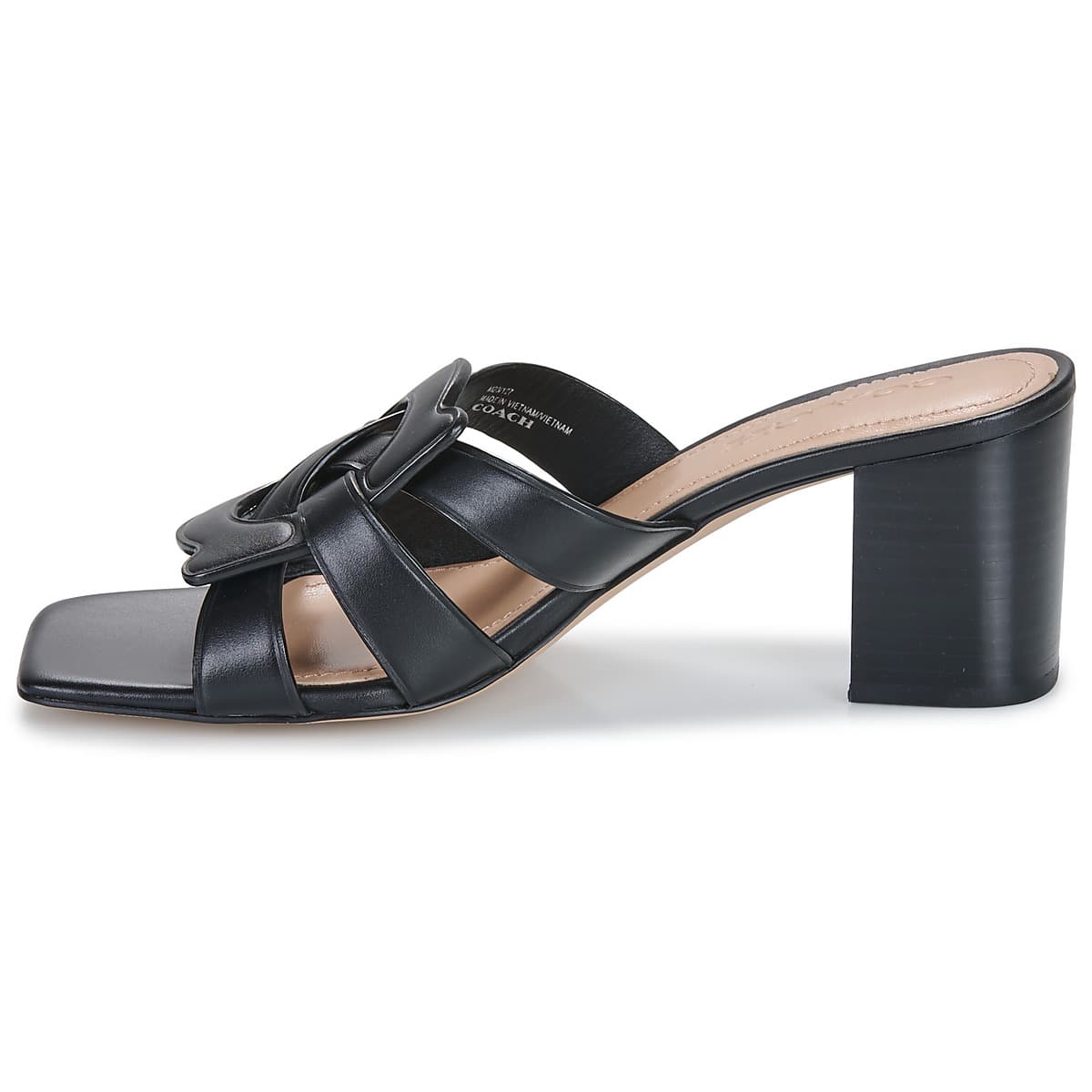 Women's Mules Coach Black