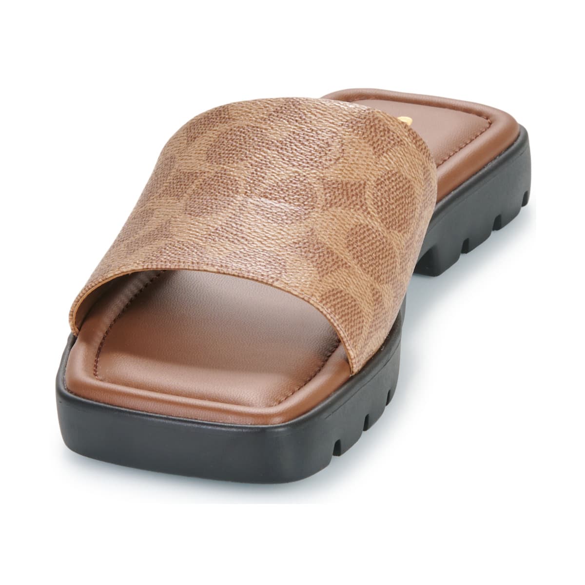 Women's Mules Coach Brown