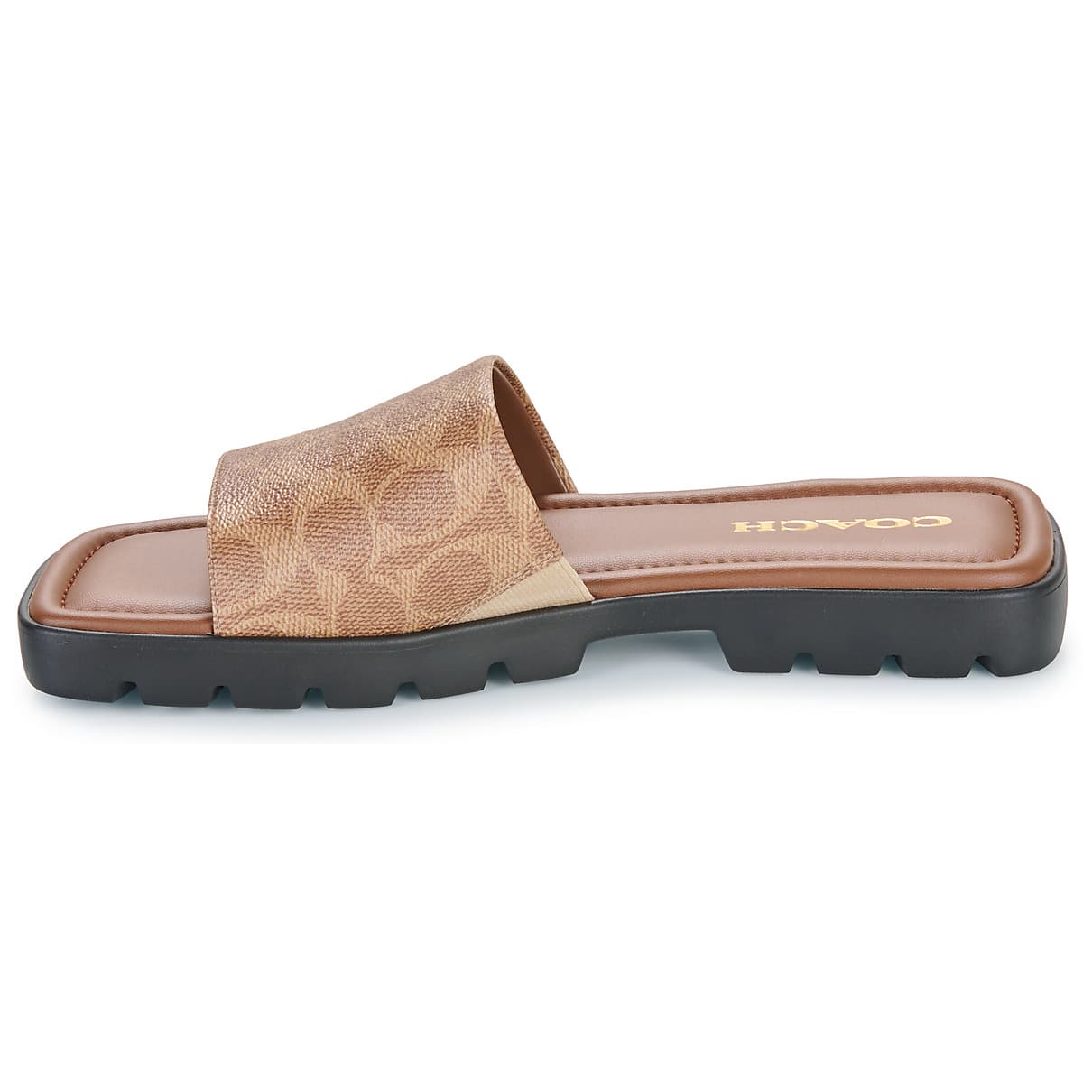 Women's Mules Coach Brown