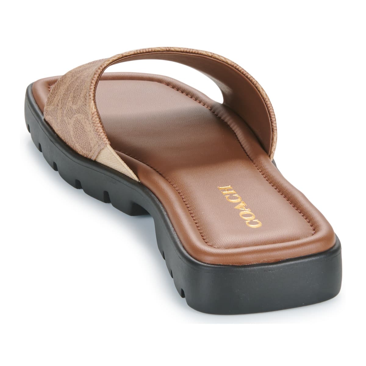 Women's Mules Coach Brown