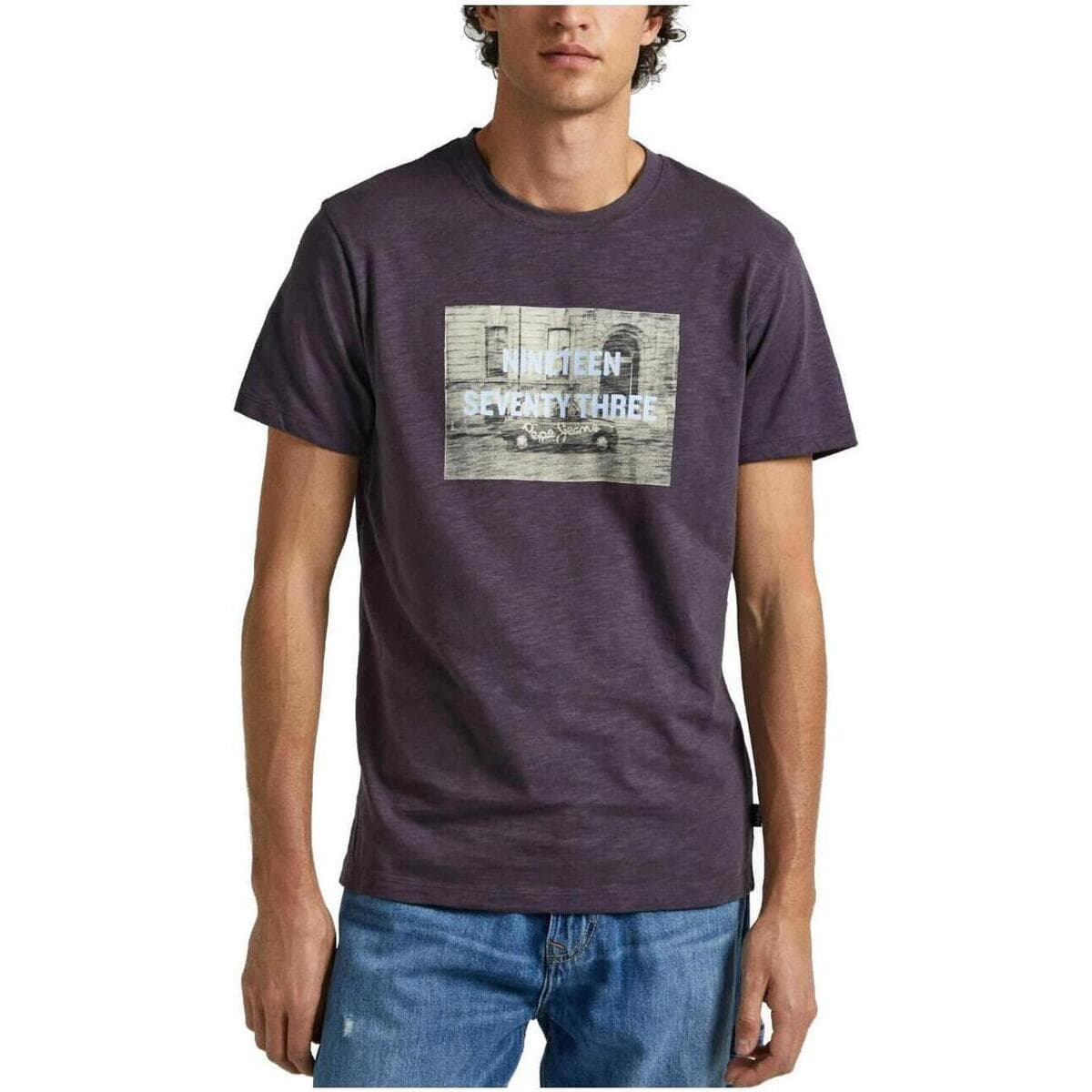 Men's T-Shirts Pepe Jeans Gray