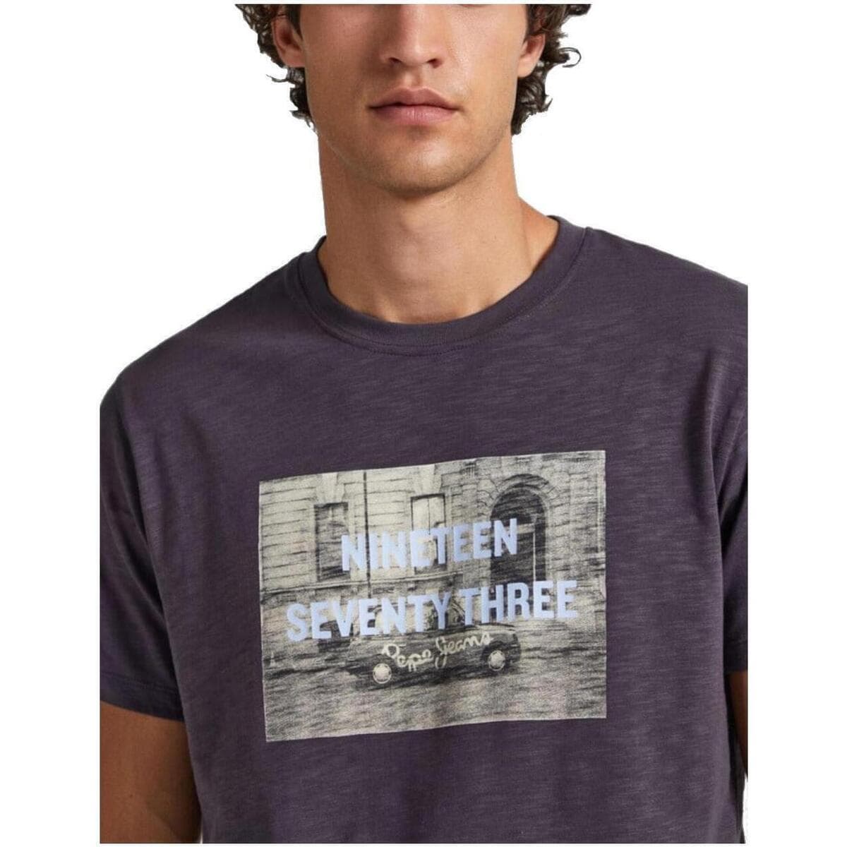 Men's T-Shirts Pepe Jeans Gray