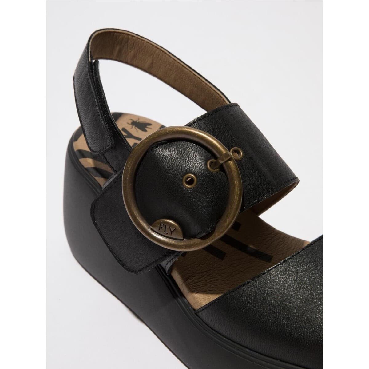 Women's Platforms Fly London Black