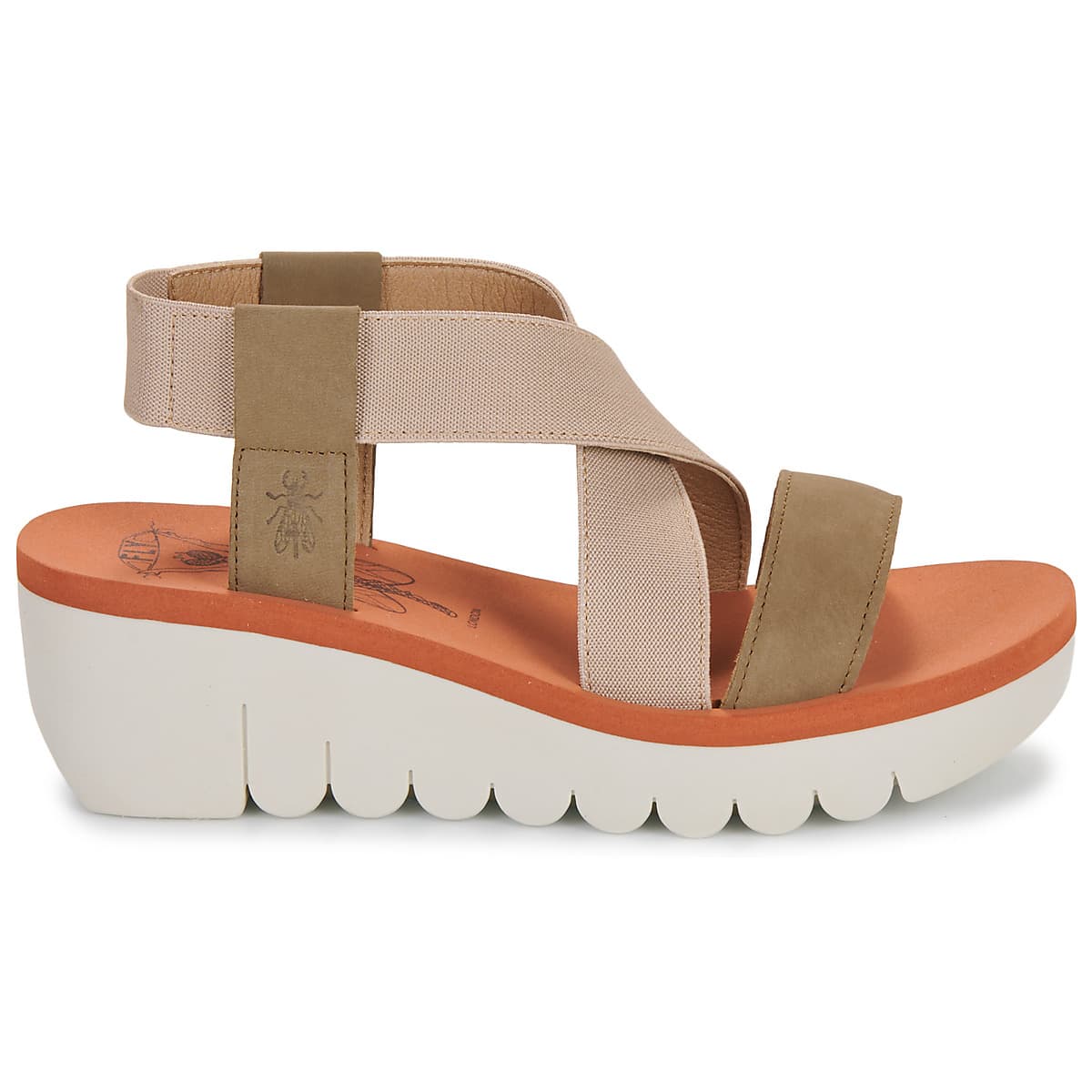 Women's Platforms Fly London Beige