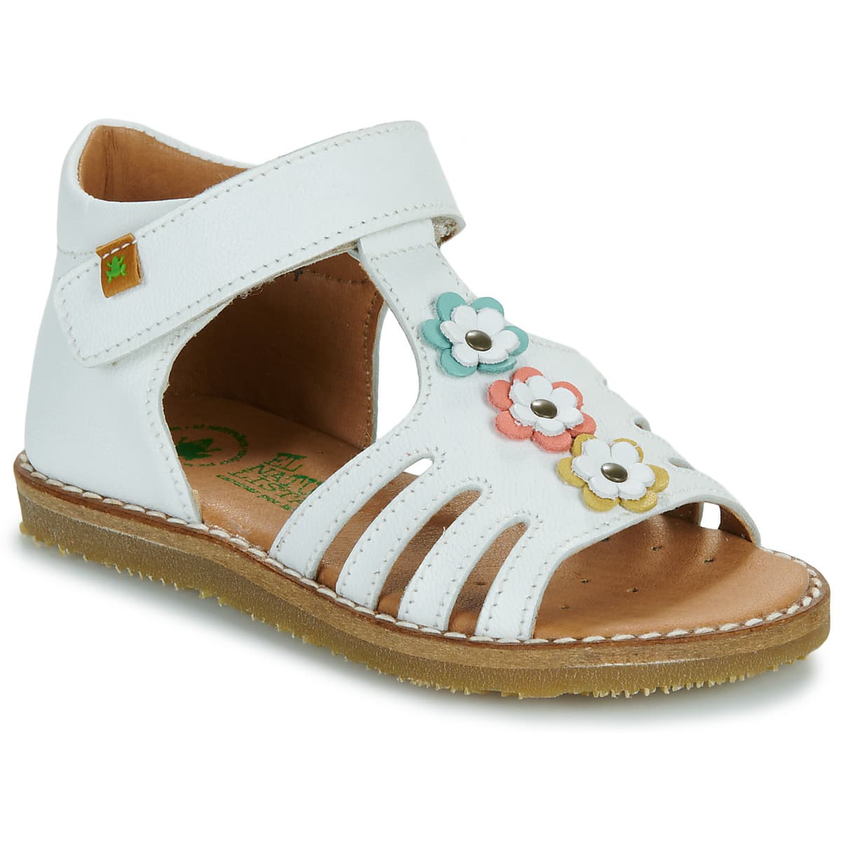 Girls' Sandals El Naturalista White