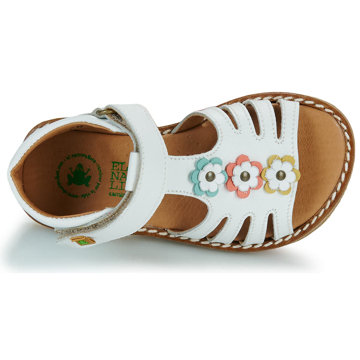 Girls' Sandals El Naturalista White