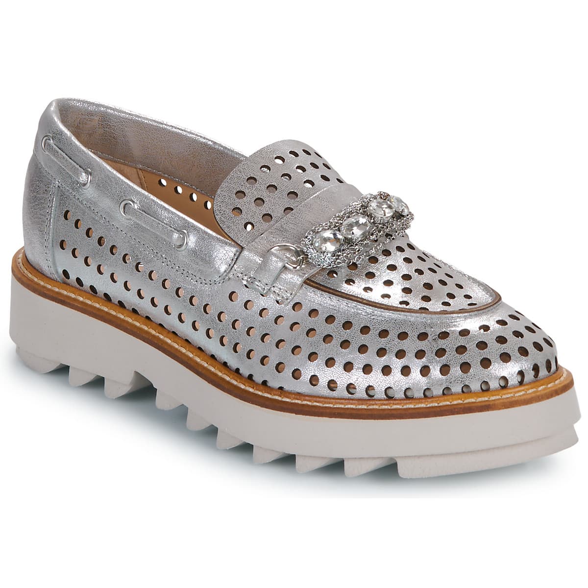 Women's Loafers Fru.it Silver