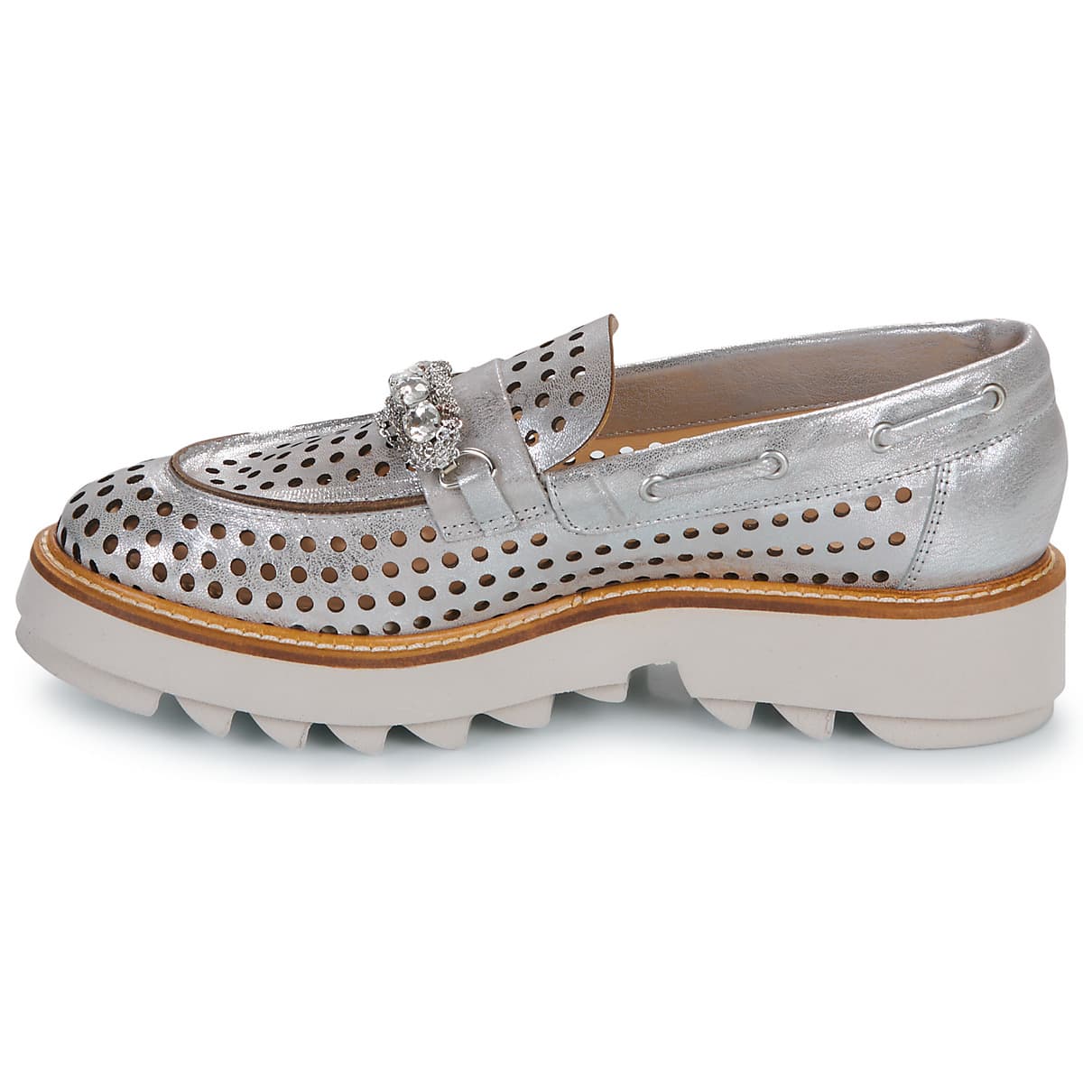 Women's Loafers Fru.it Silver