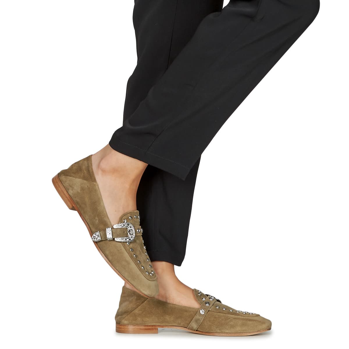 Women's Loafers Fru.it Khaki