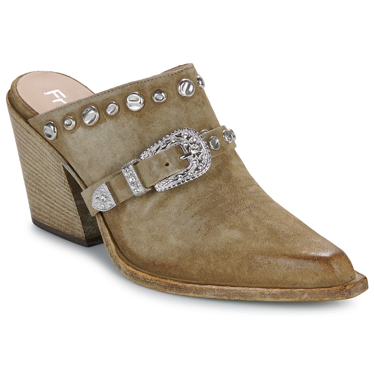 Women's Mules Fru.it Khaki