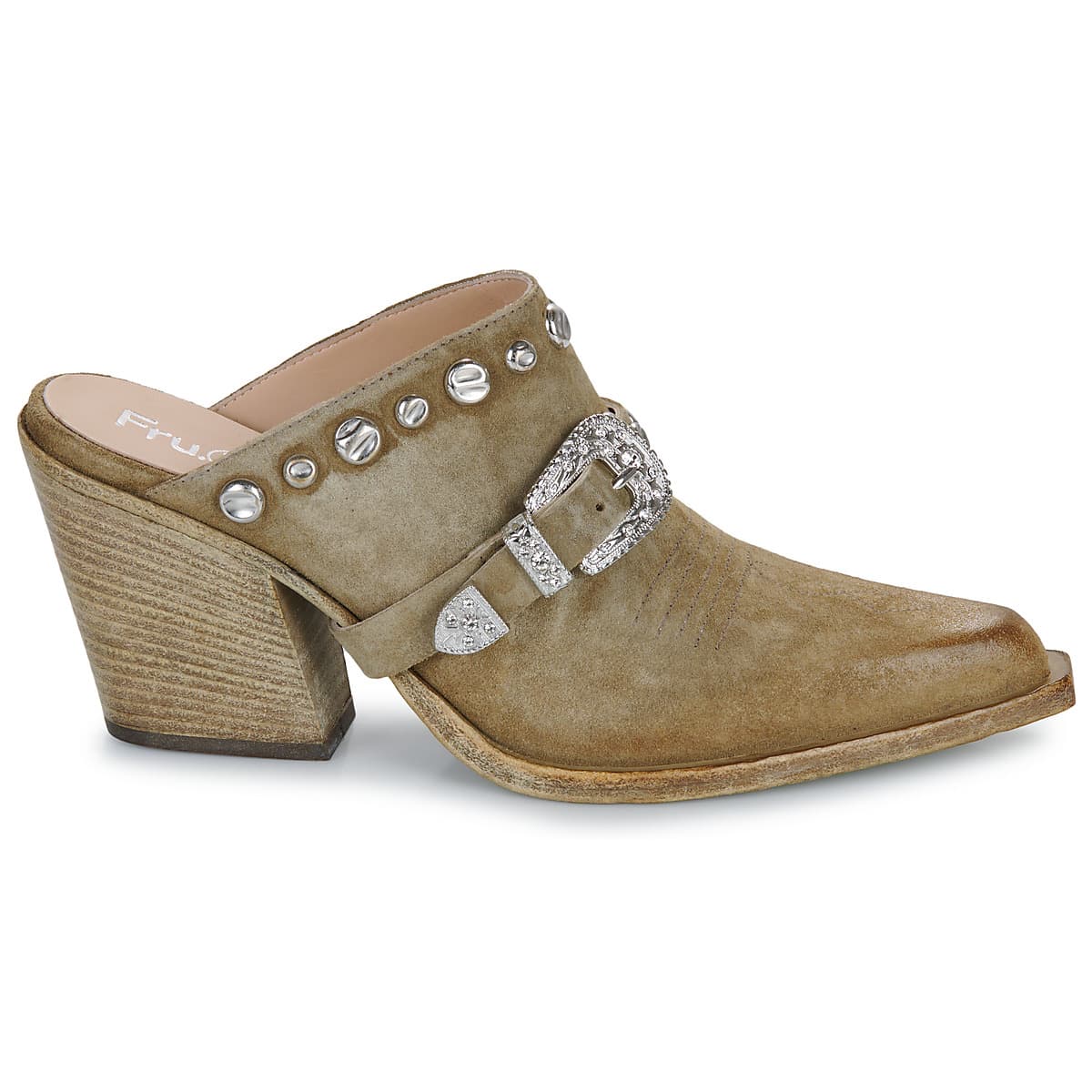 Women's Mules Fru.it Khaki