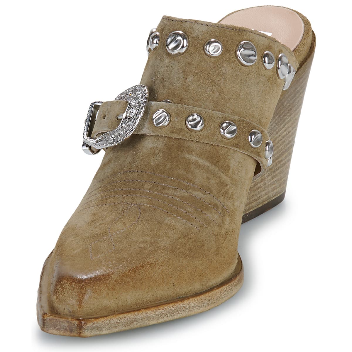 Women's Mules Fru.it Khaki