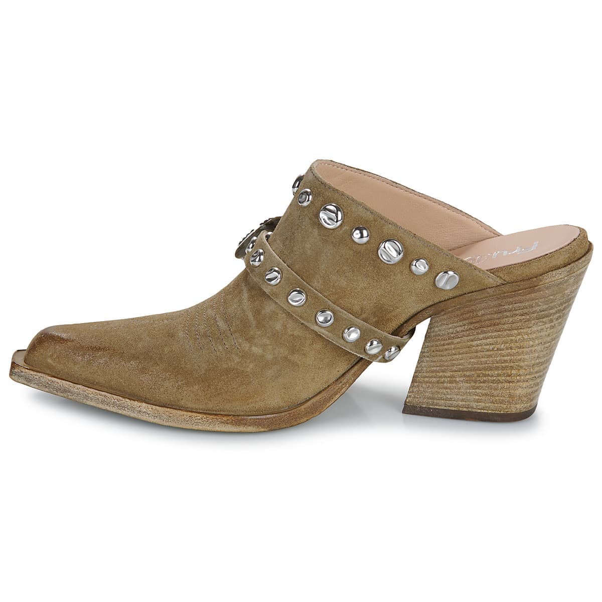 Women's Mules Fru.it Khaki