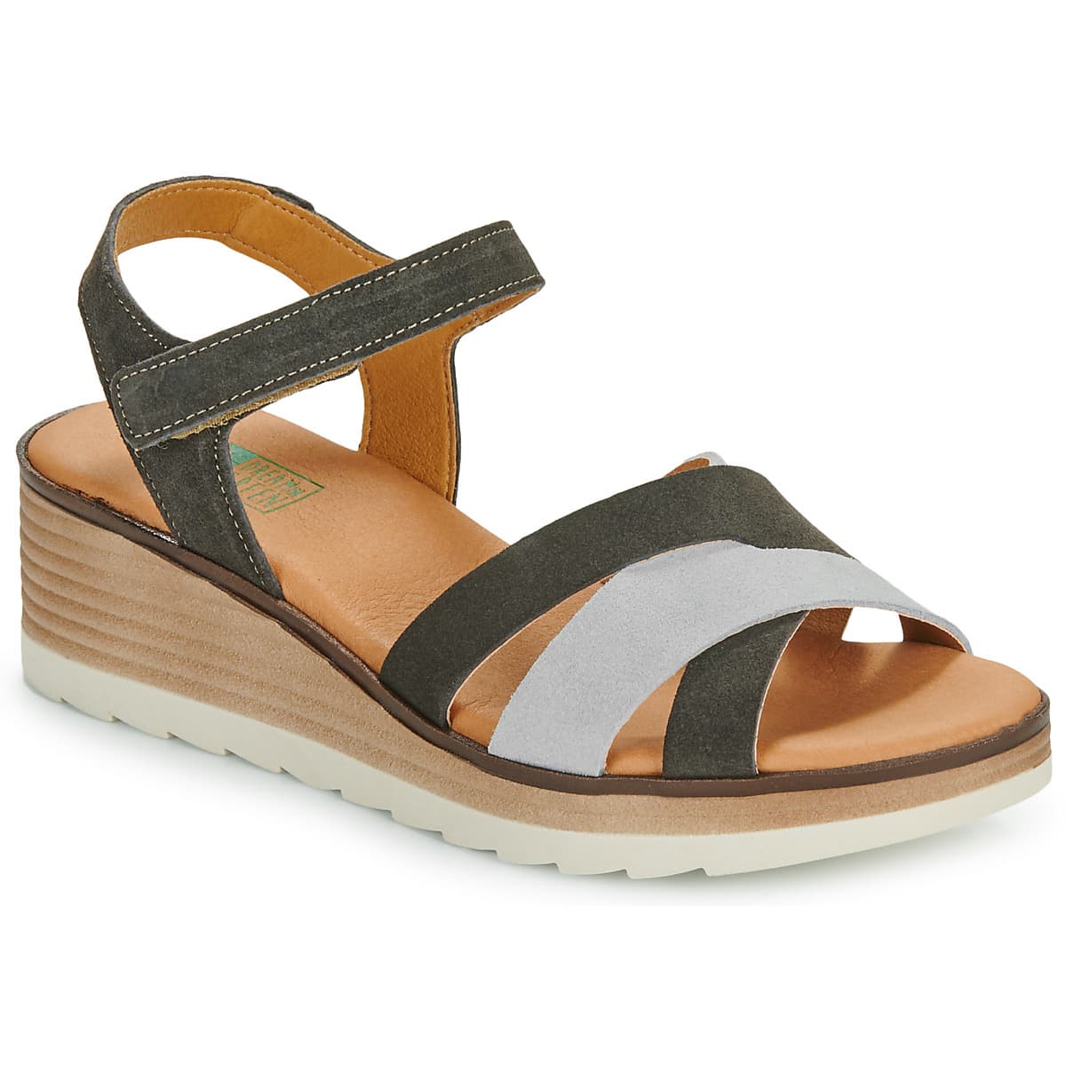 Women's Platforms Dream in Green Gray