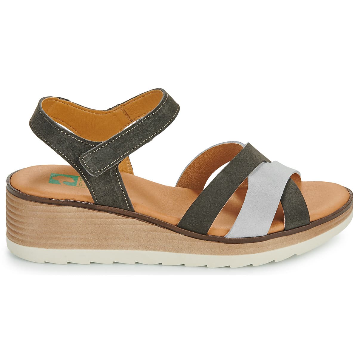 Women's Platforms Dream in Green Gray