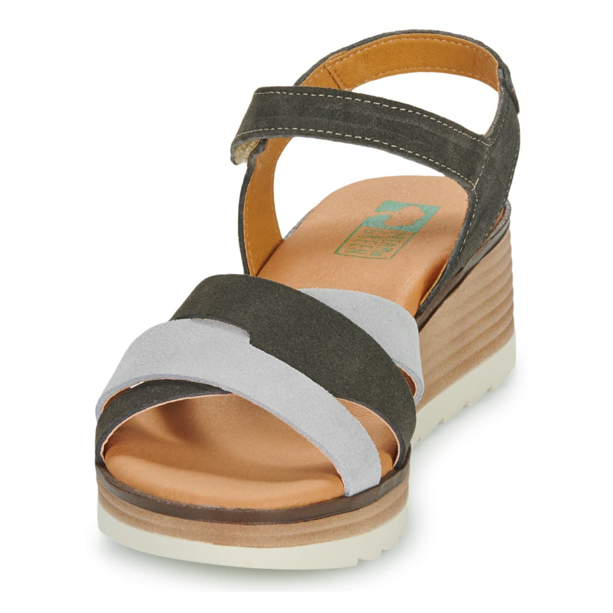 Women's Platforms Dream in Green Gray